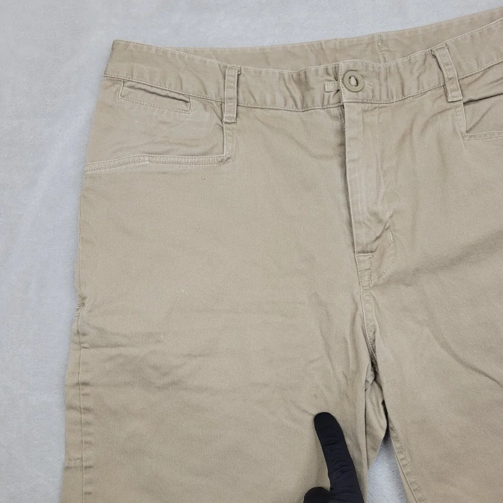 North Face Shorts Men 36 Cargo Performance Flex Khaki Chino Hiking Utility Large